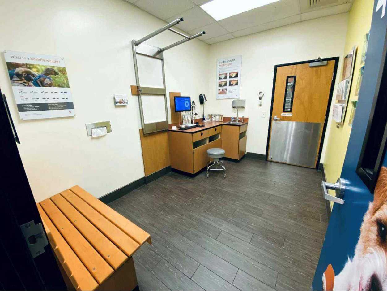 La sala de espera de Banfield Pet Hospital