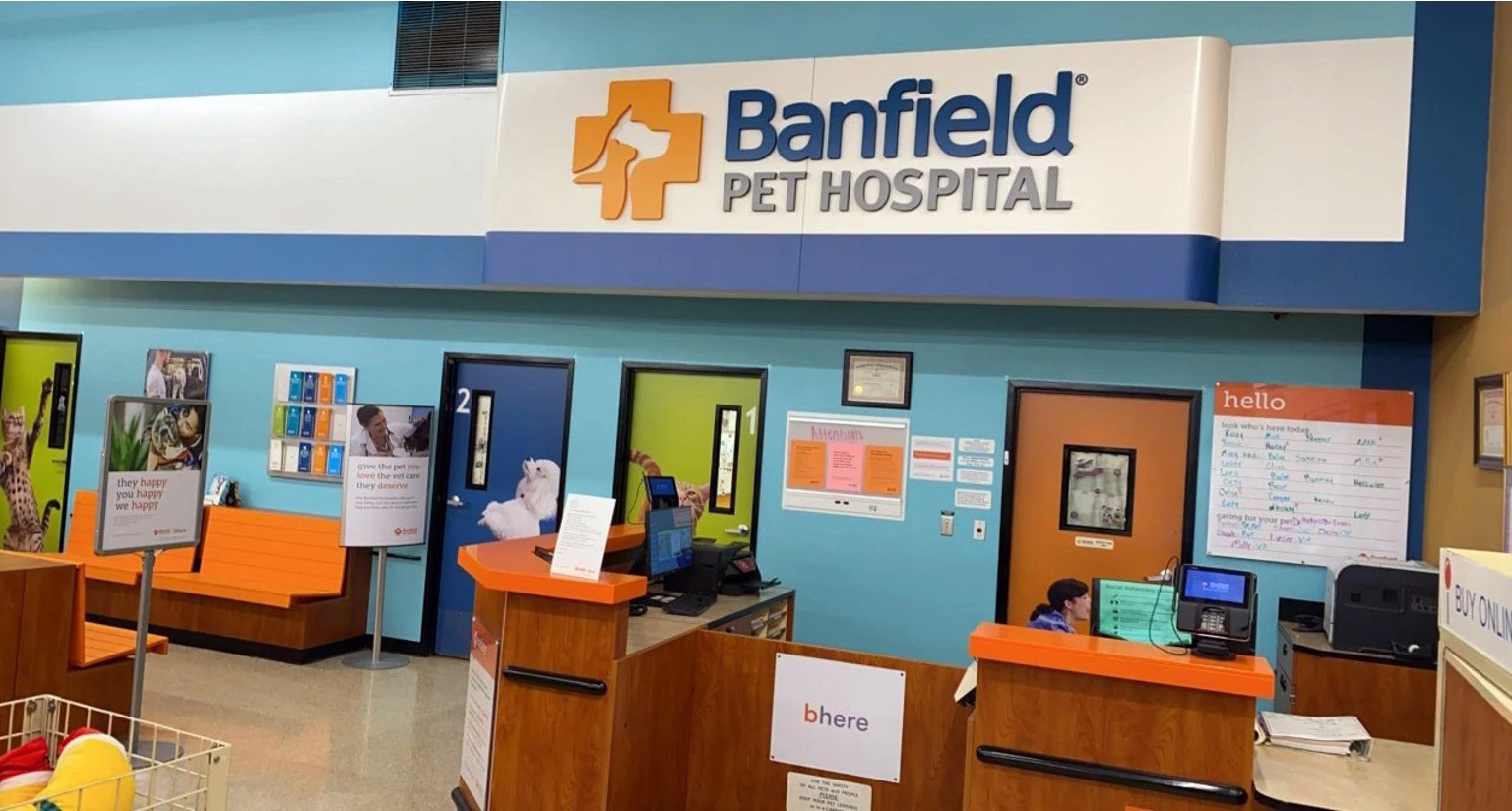 Banfield Pet Hospital, Covington, Luisiana - Vestíbulo 